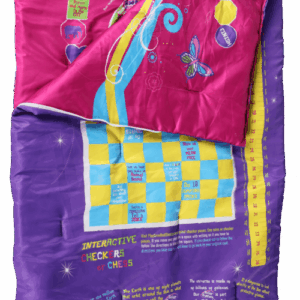 playtime reversible slumber bag. over 35 fun interactive games!