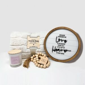 sympathy gift set / because someone we love is in heaven